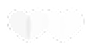 white hearts