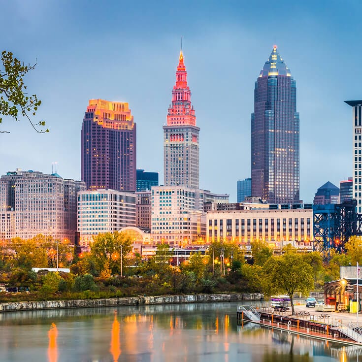 Cleveland skyline
