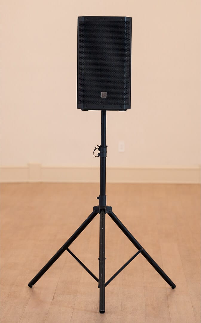 speaker close-up