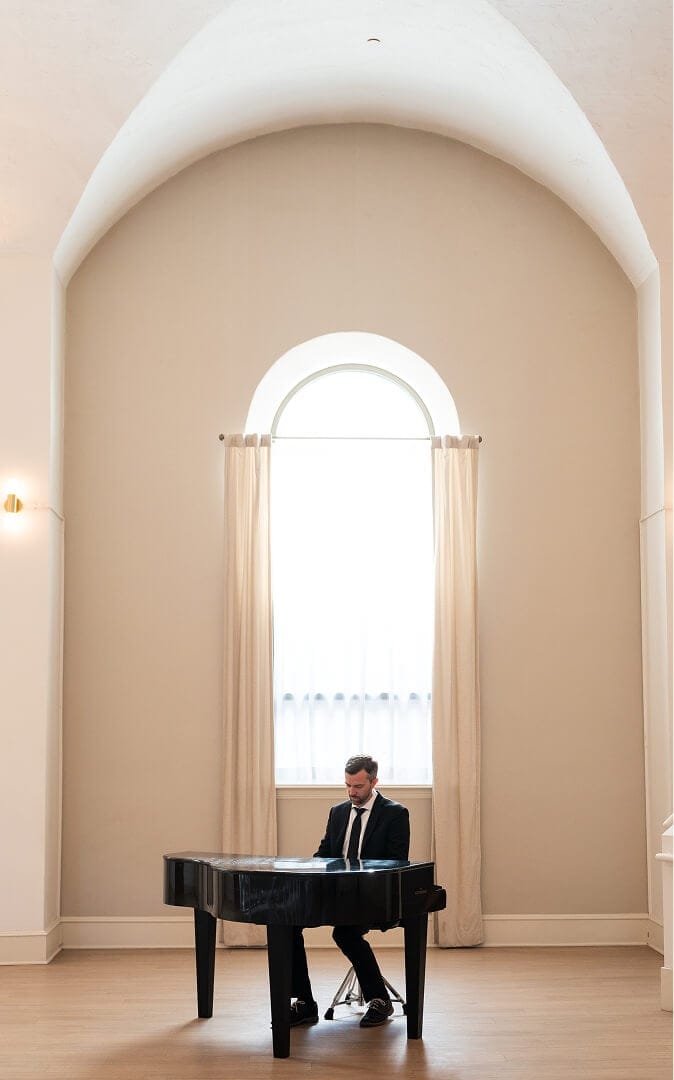 gentleman playing piano